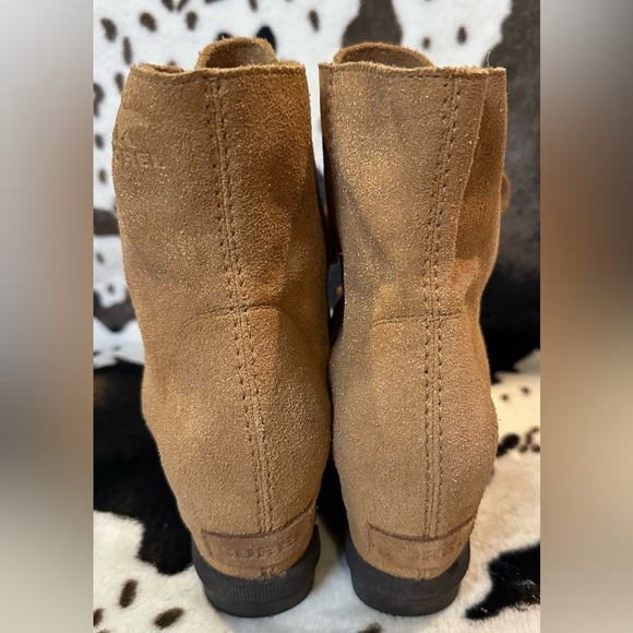 Sorel Women’s Joan of Arctic Wedge II Waterproof Suede Boots Size 5 - Picture 5 of 8